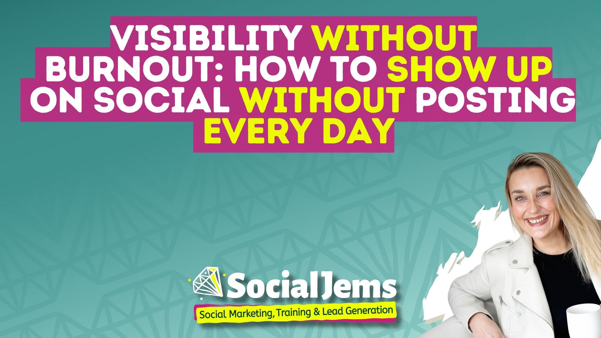 Visibility Without Burnout: How to Show Up on Social Without Posting Every Day